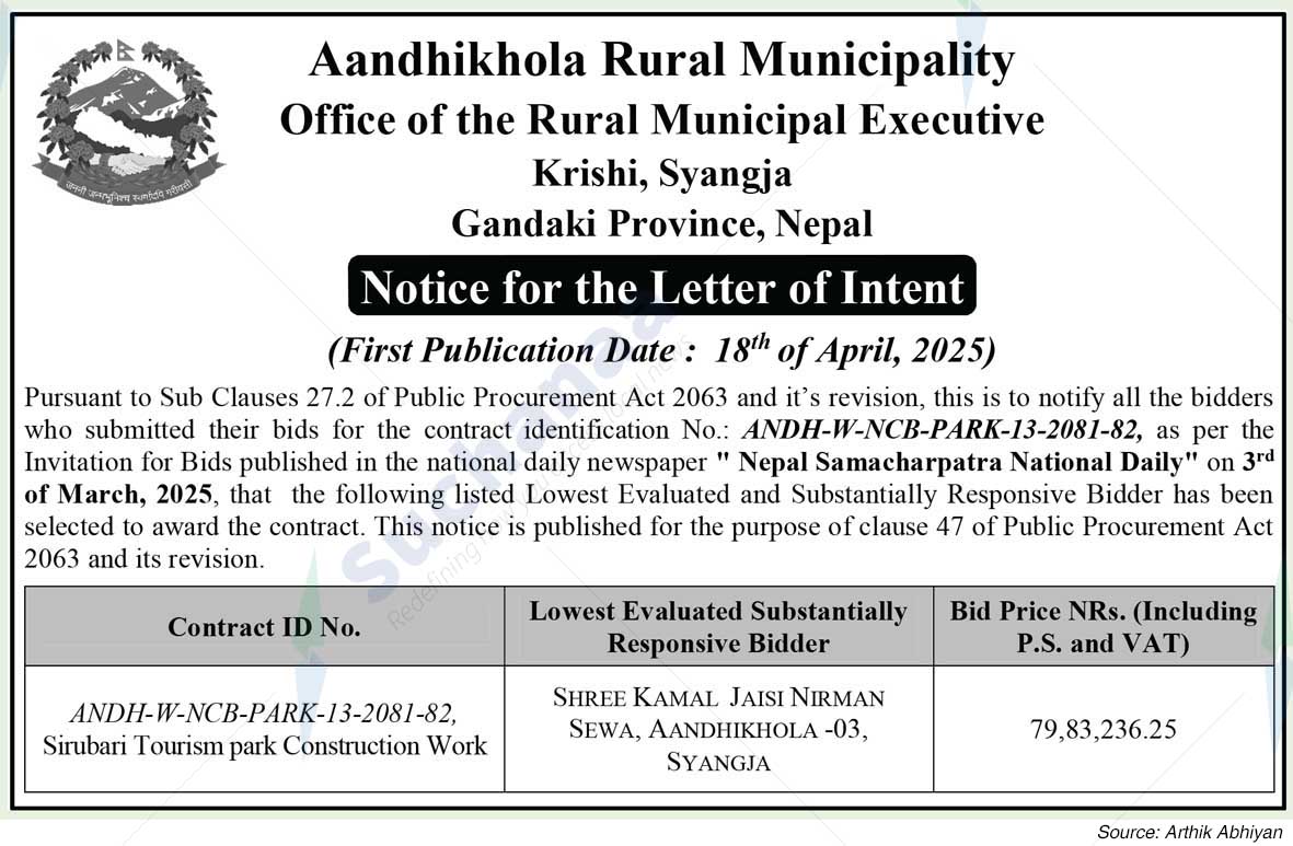 Aandhikhola Rural Municipality