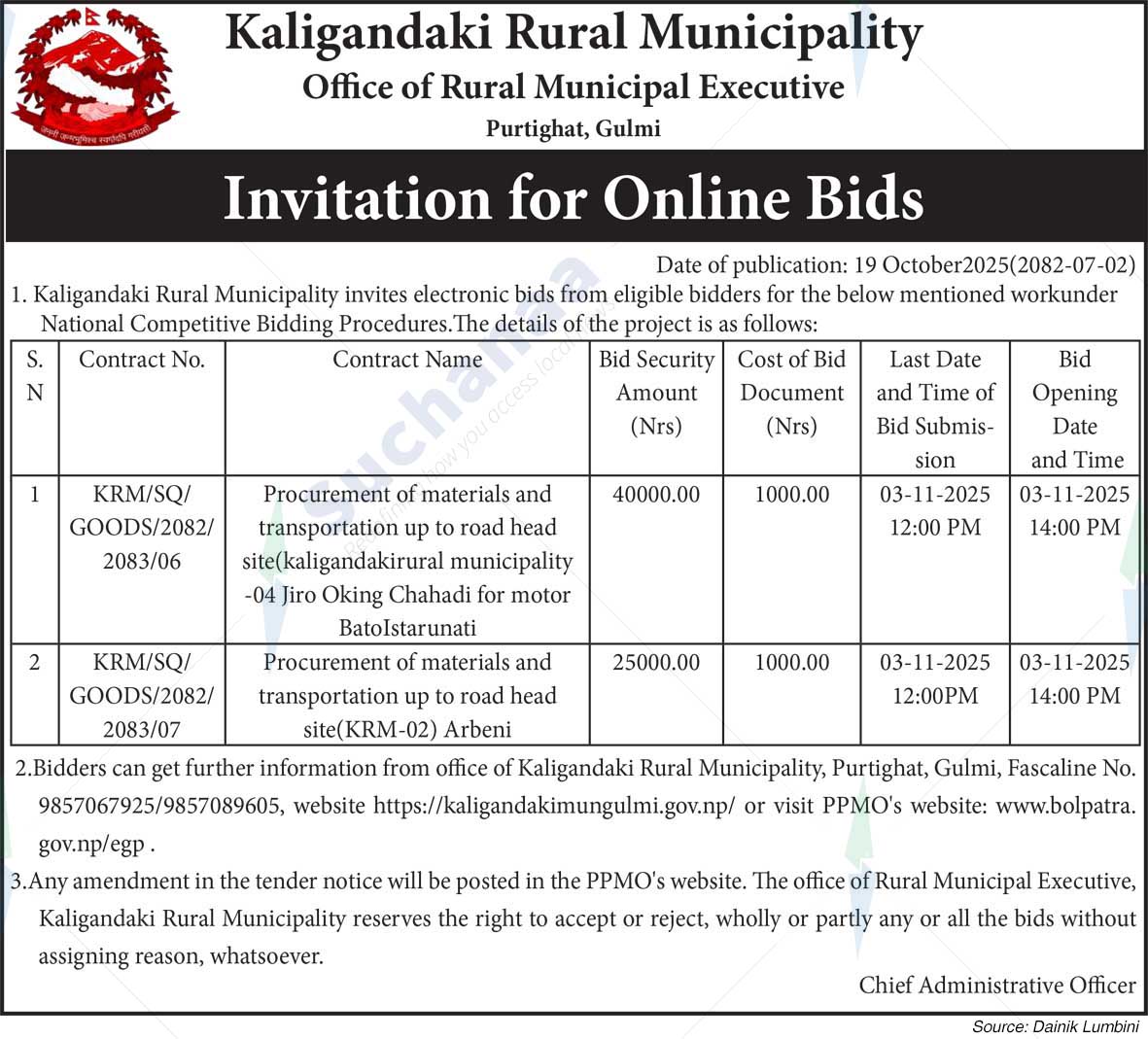 Kaligandaki Rural Municipality