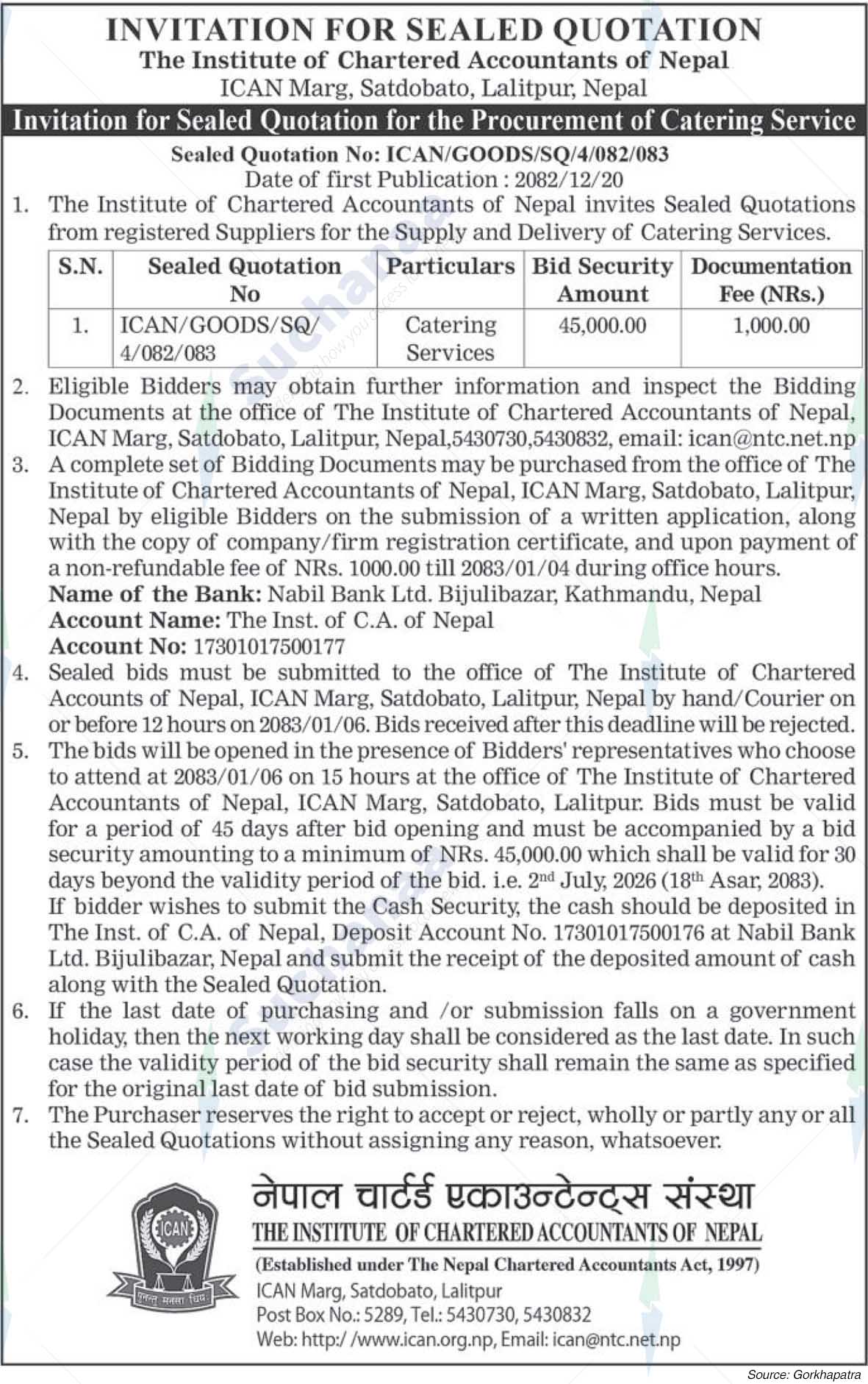 The Institute of Chartered Accountants of Nepal