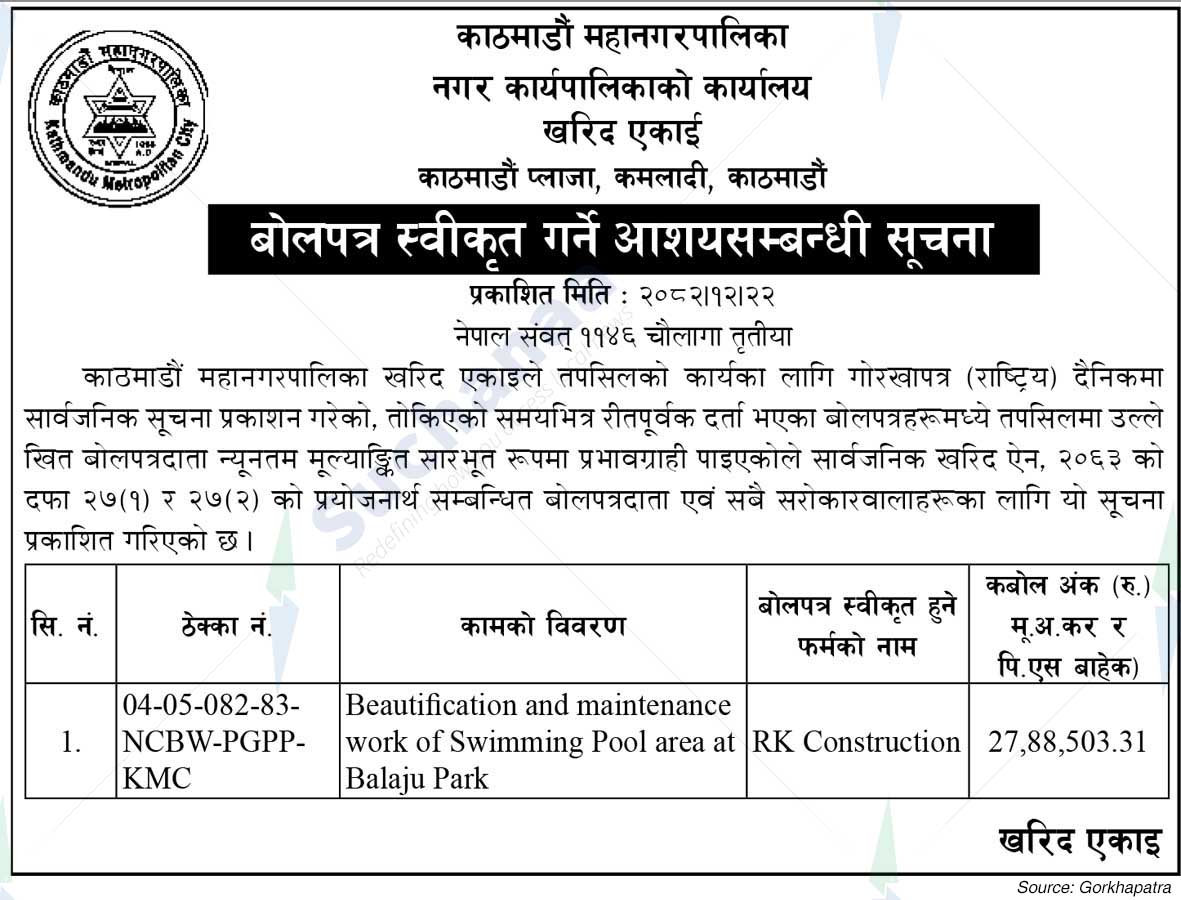 Kathmandu Metropolitan City