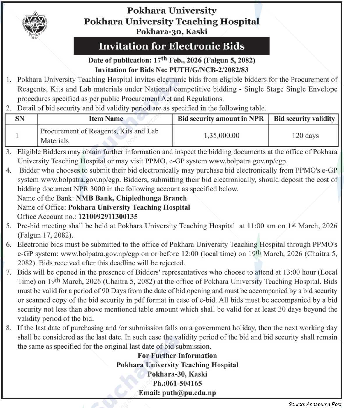 Pokhara University Teaching Hospital