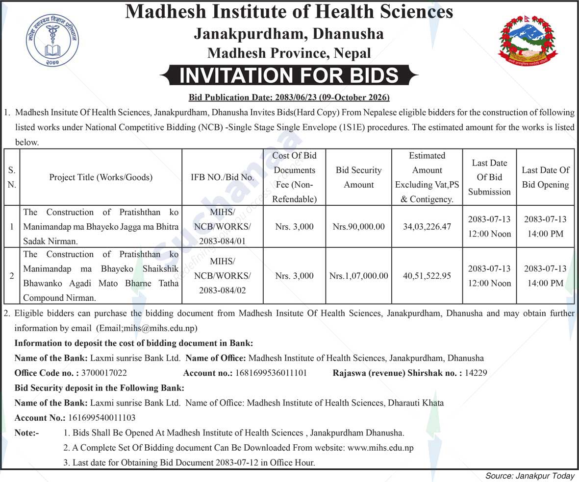 Madhesh Institute of Health Sciences (MIHS)