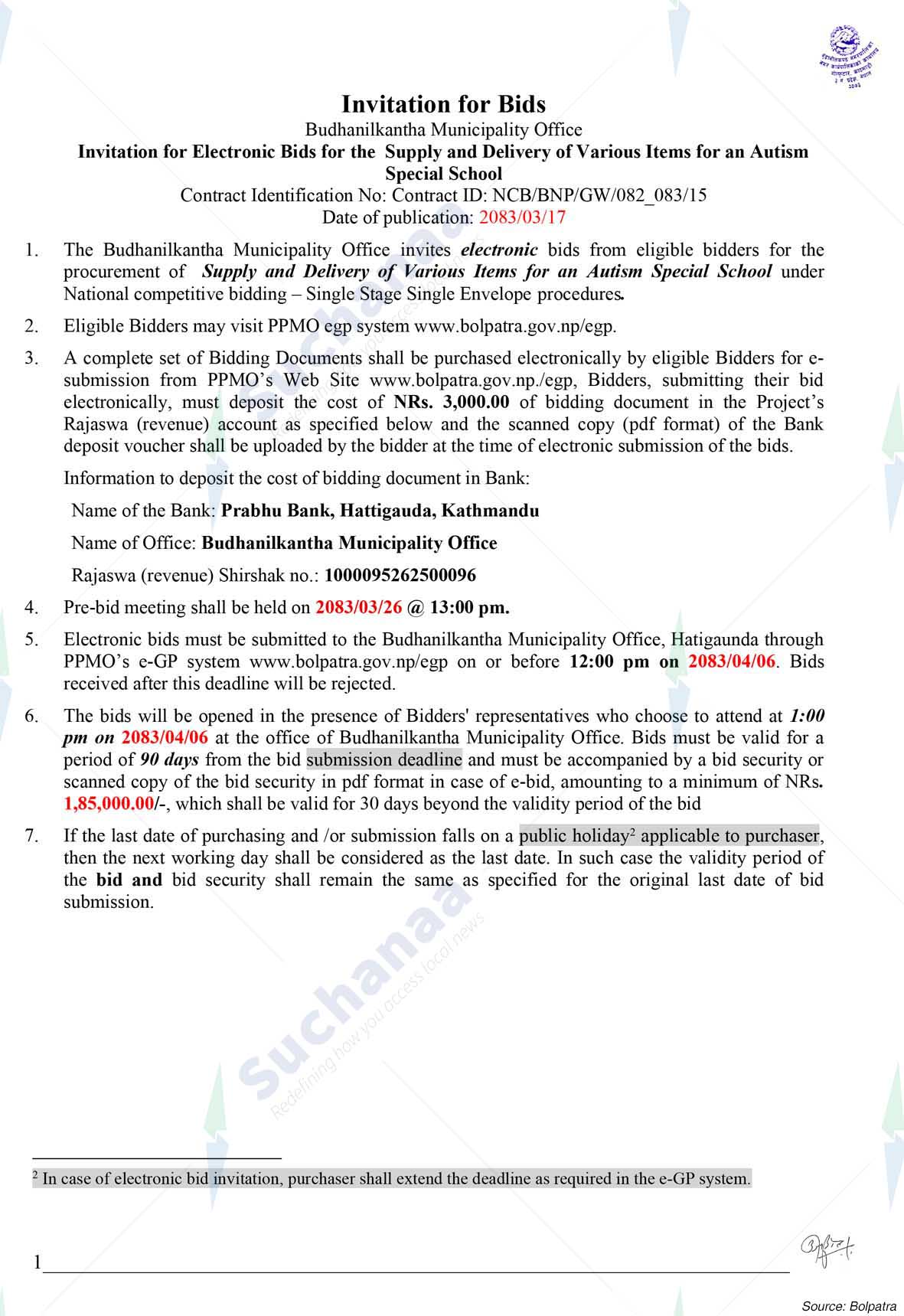 Budhanilkantha Municipality