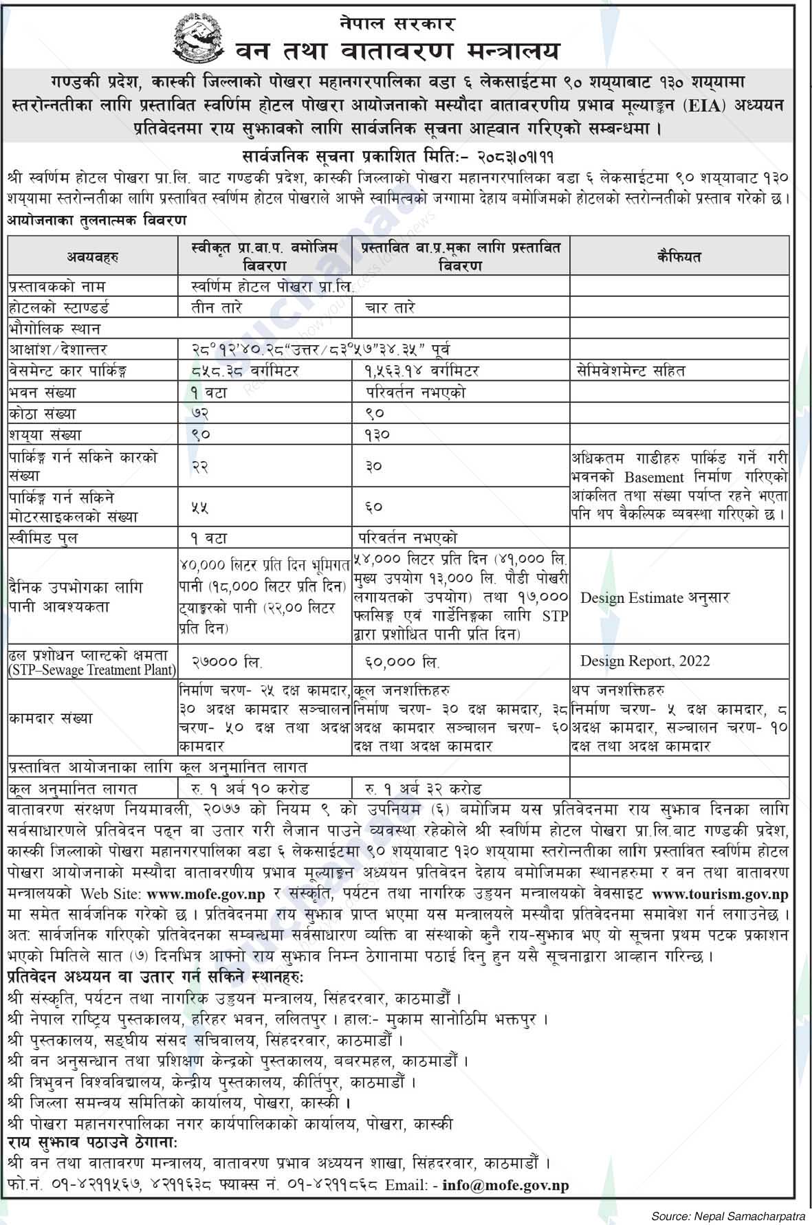 Ministry of Forests and Environment