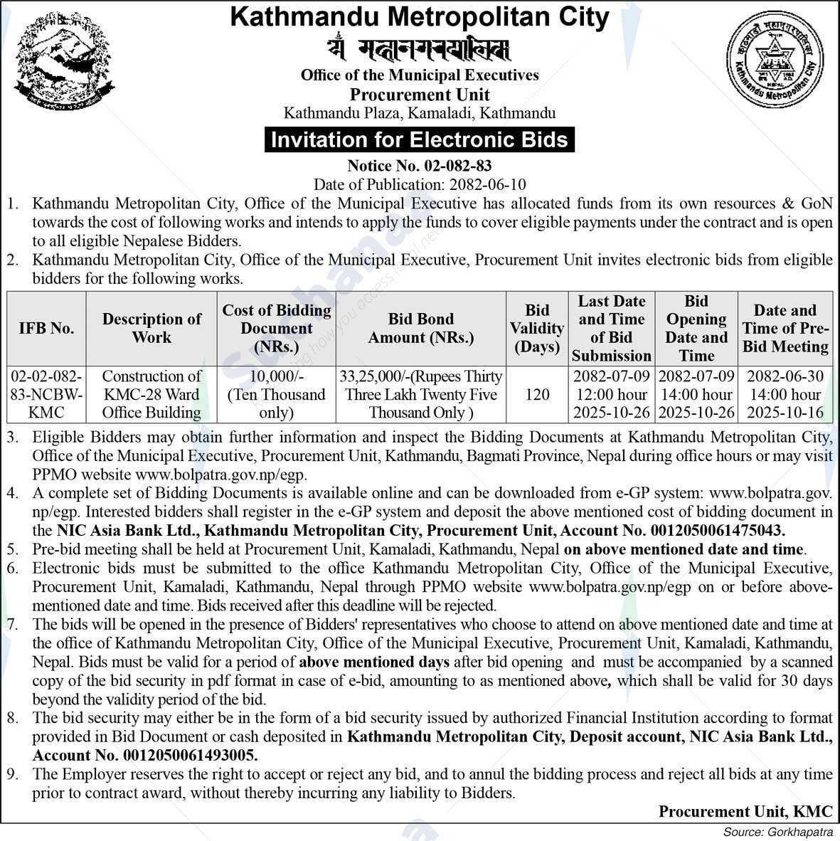 Kathmandu Metropolitan City