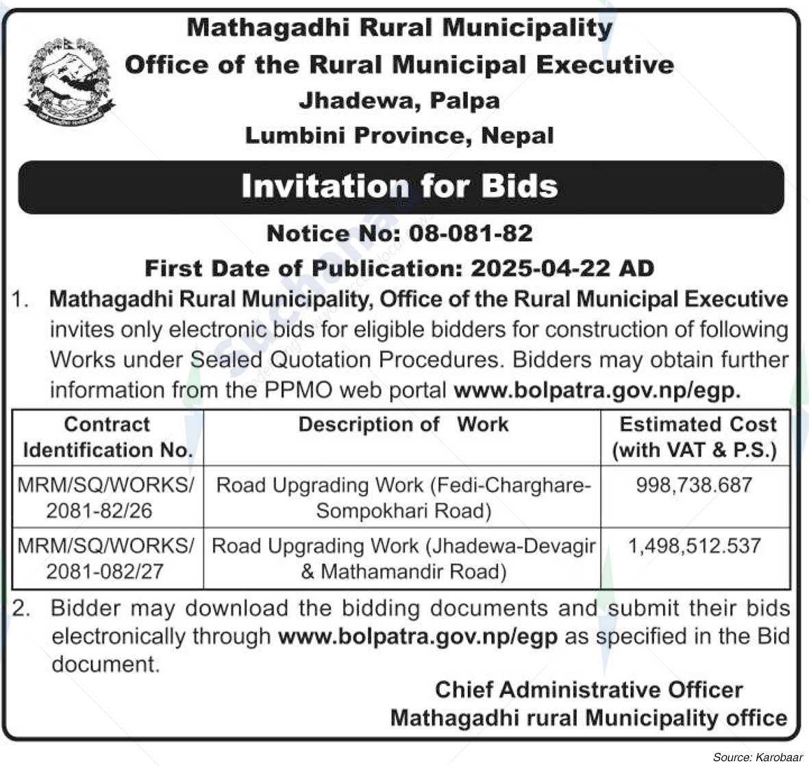Mathagadhi Rural Municipality
