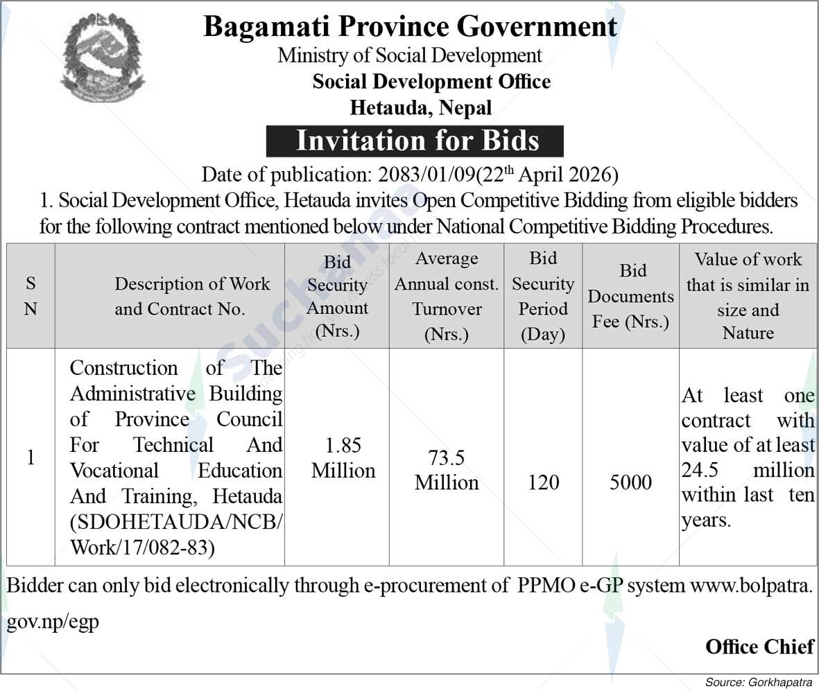 Social Development Office, Hetauda