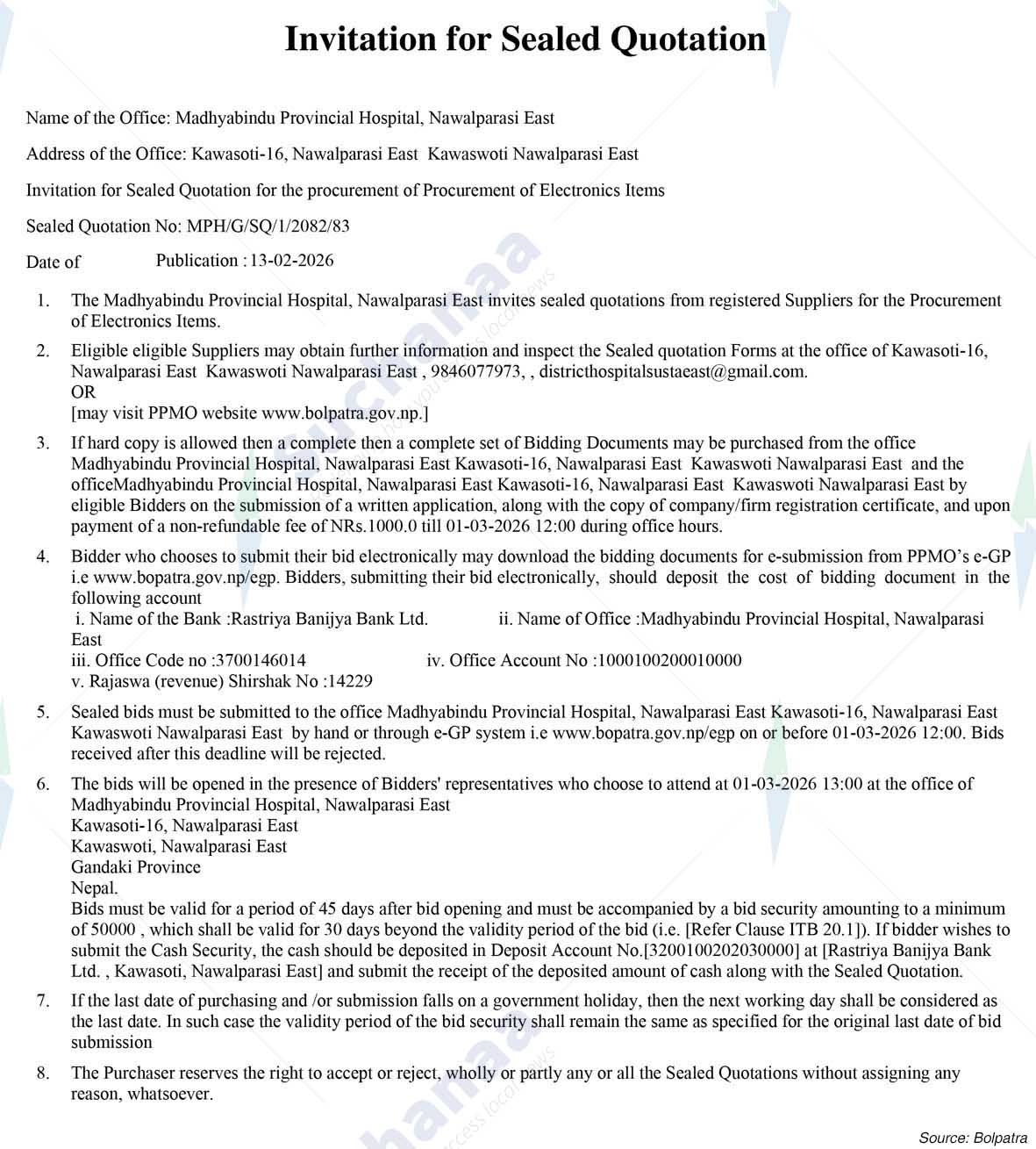 Madhyabindu Provincial Hospital