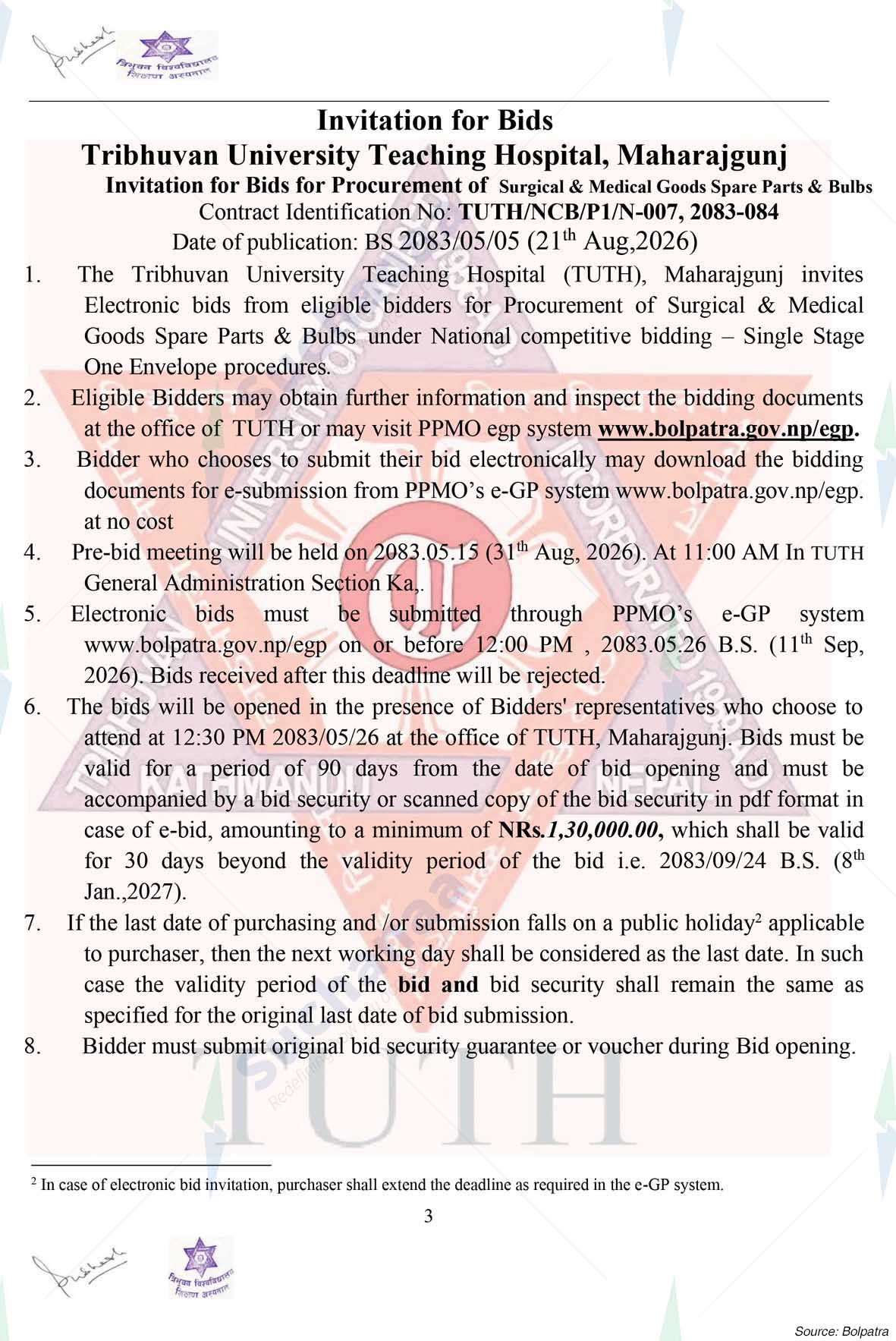 Tribhuvan University Teaching Hospital (TUTH)