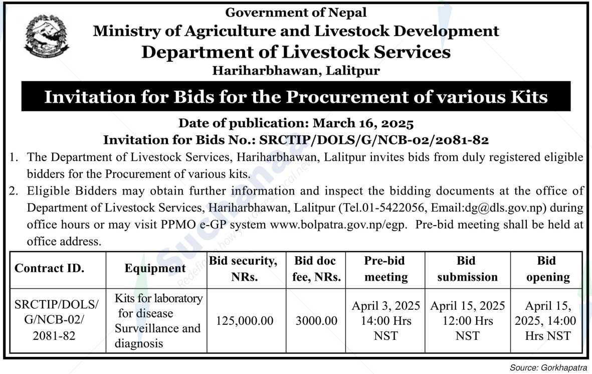 Department of Livestock Services