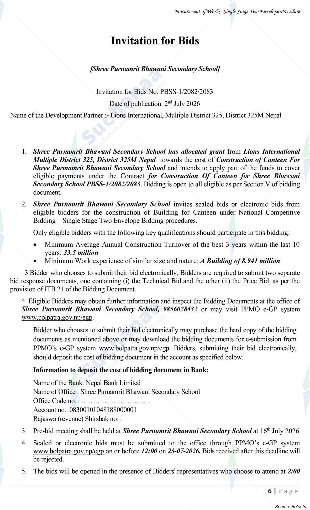 Shree Purnamrit Bhawani School