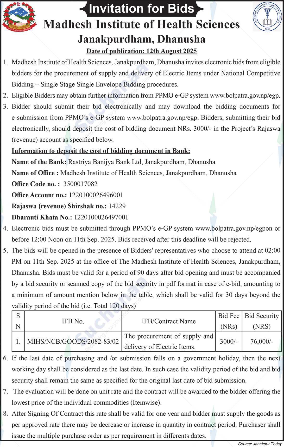 Madhesh Institute of Health Sciences (MIHS)