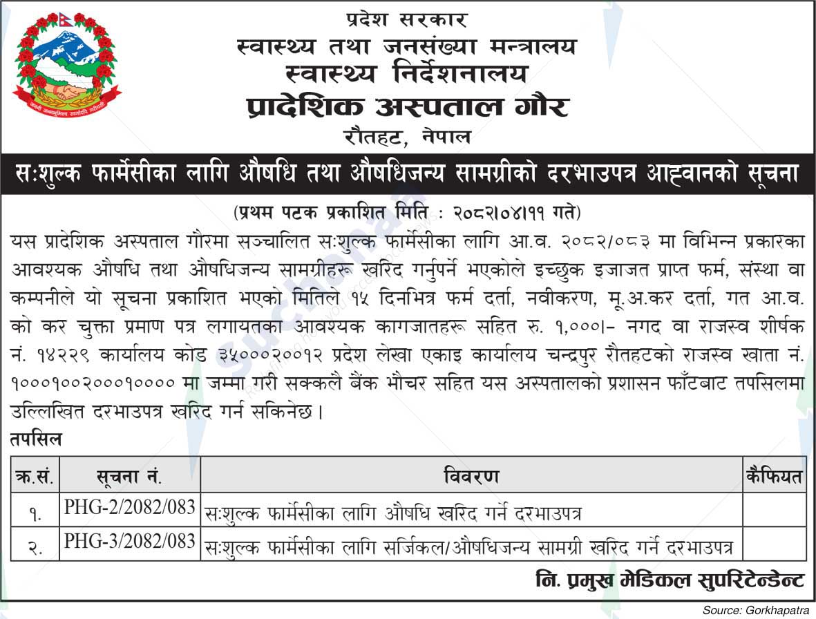Provincial Hospital Gaur