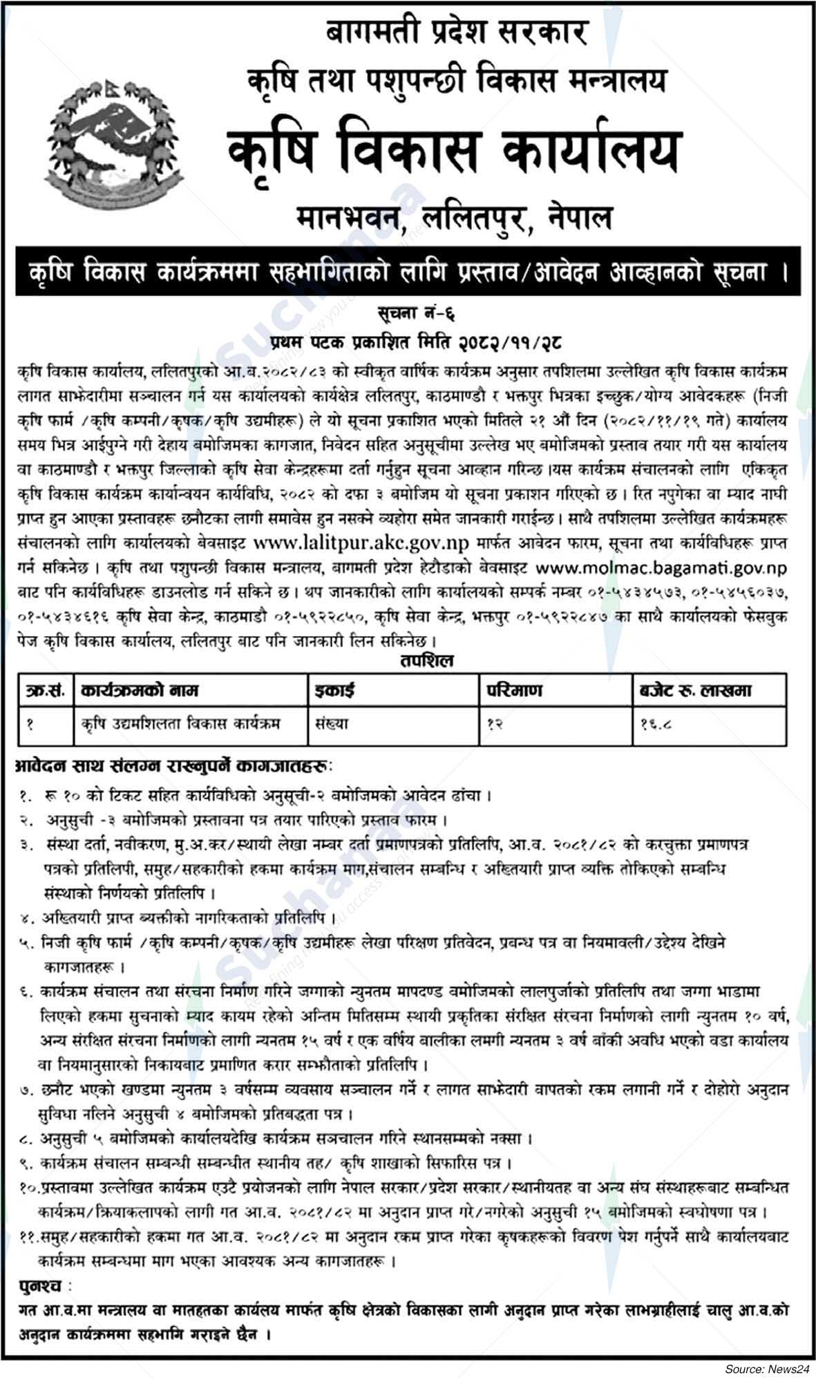 Agriculture Development Office