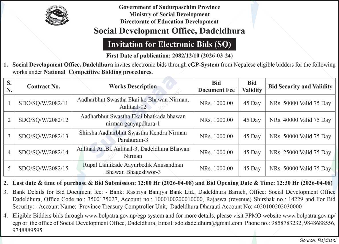 Social Development Office, Dadeldhura