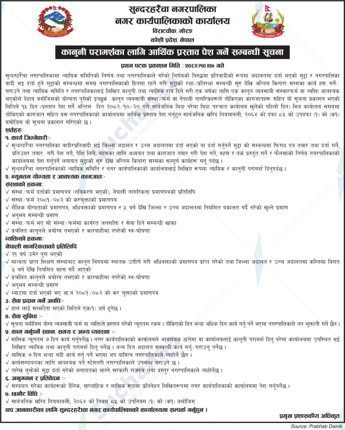 Sundarharaicha Municipality