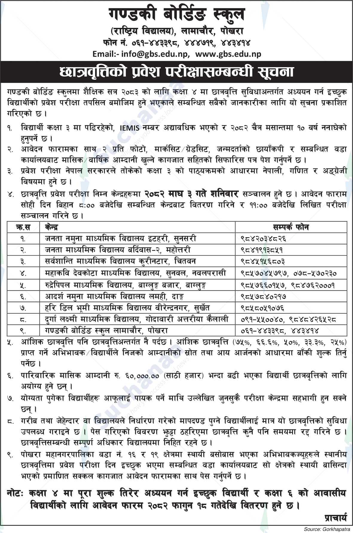 Gandaki Boarding School