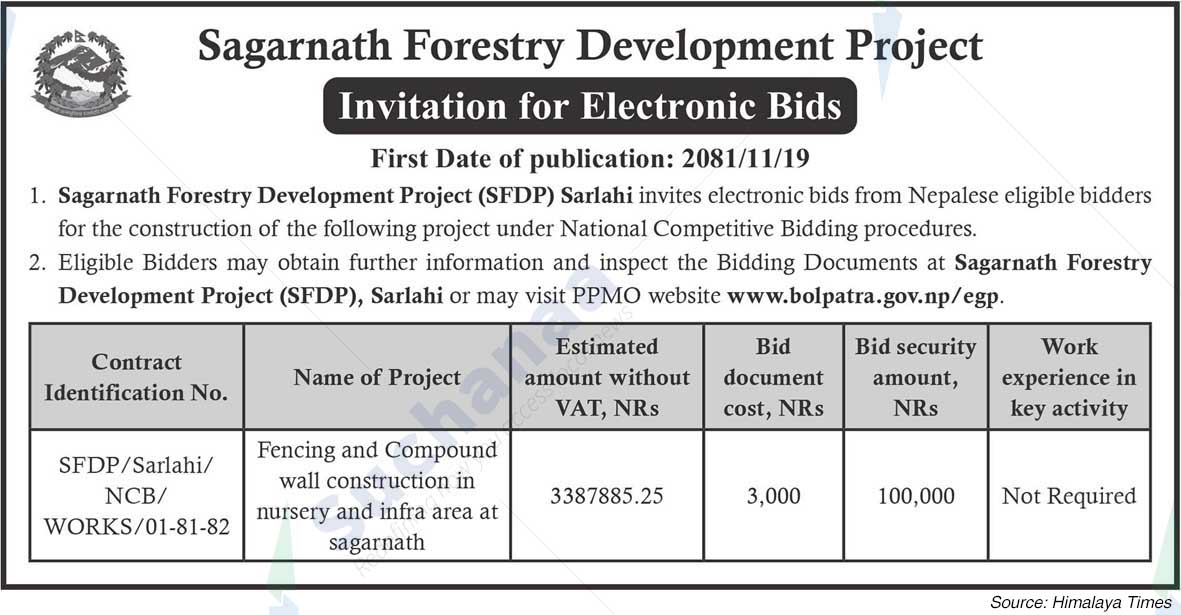 Sagarnath Forestry Development Project