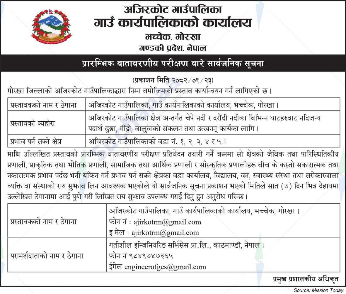 Ajirkot Rural Municipality