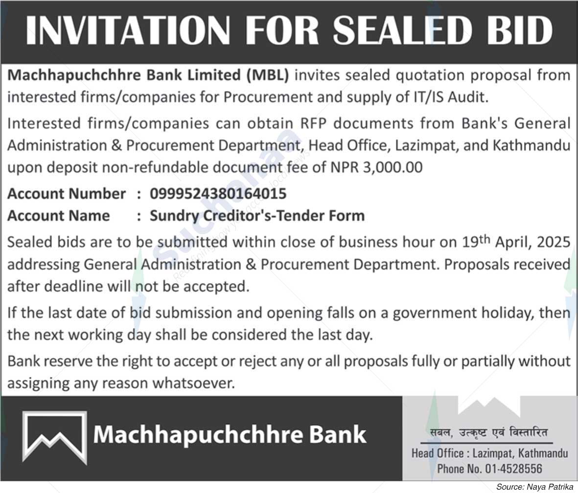 Machhapuchchhre Bank Limited