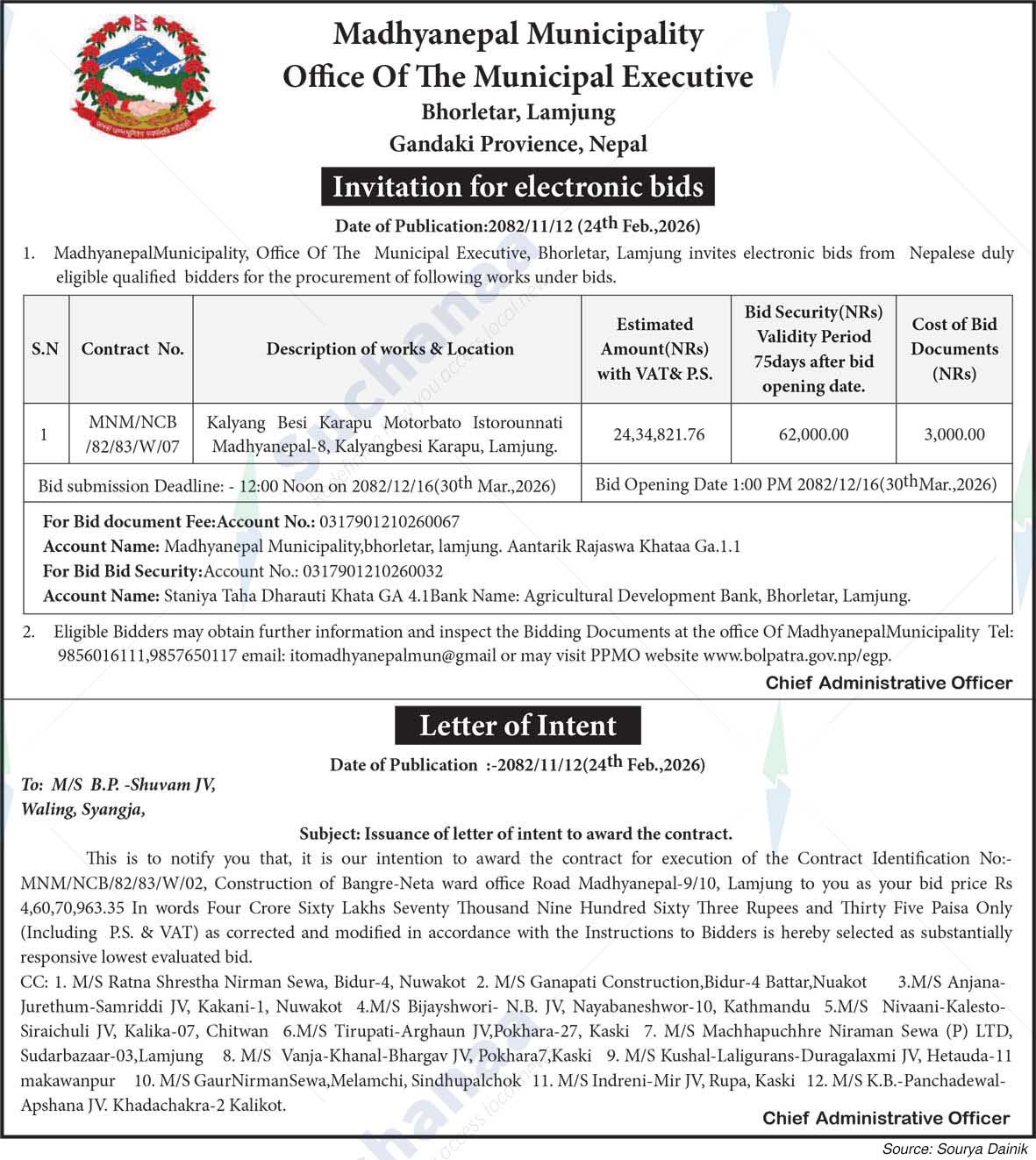 Madhyanepal Municipality