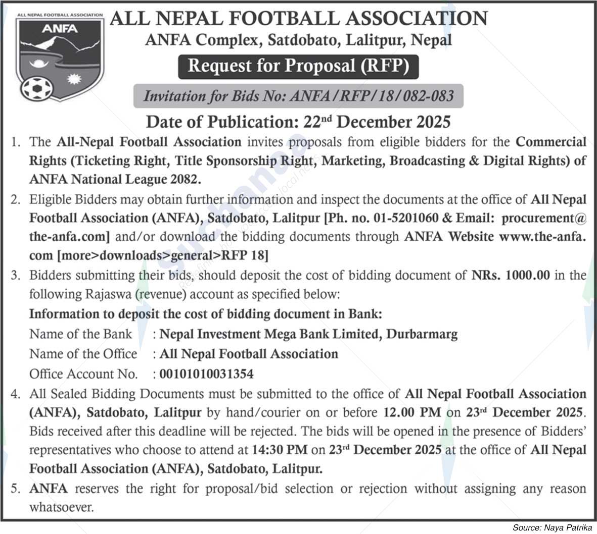 All Nepal Football Association (ANFA)