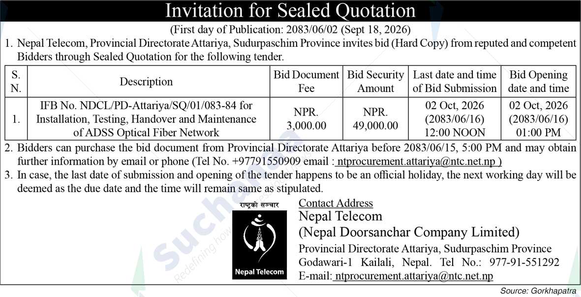 Nepal Doorsanchar Company Limited (NTC)