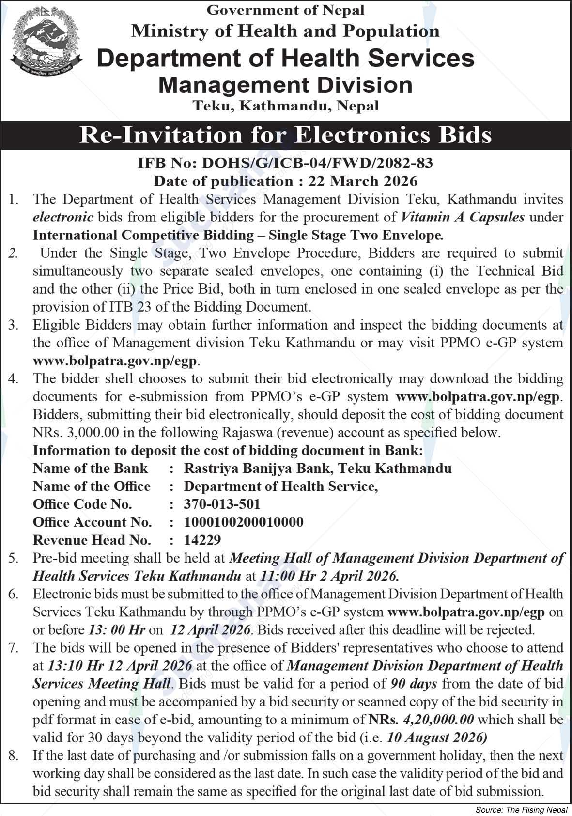 Department of Health Services