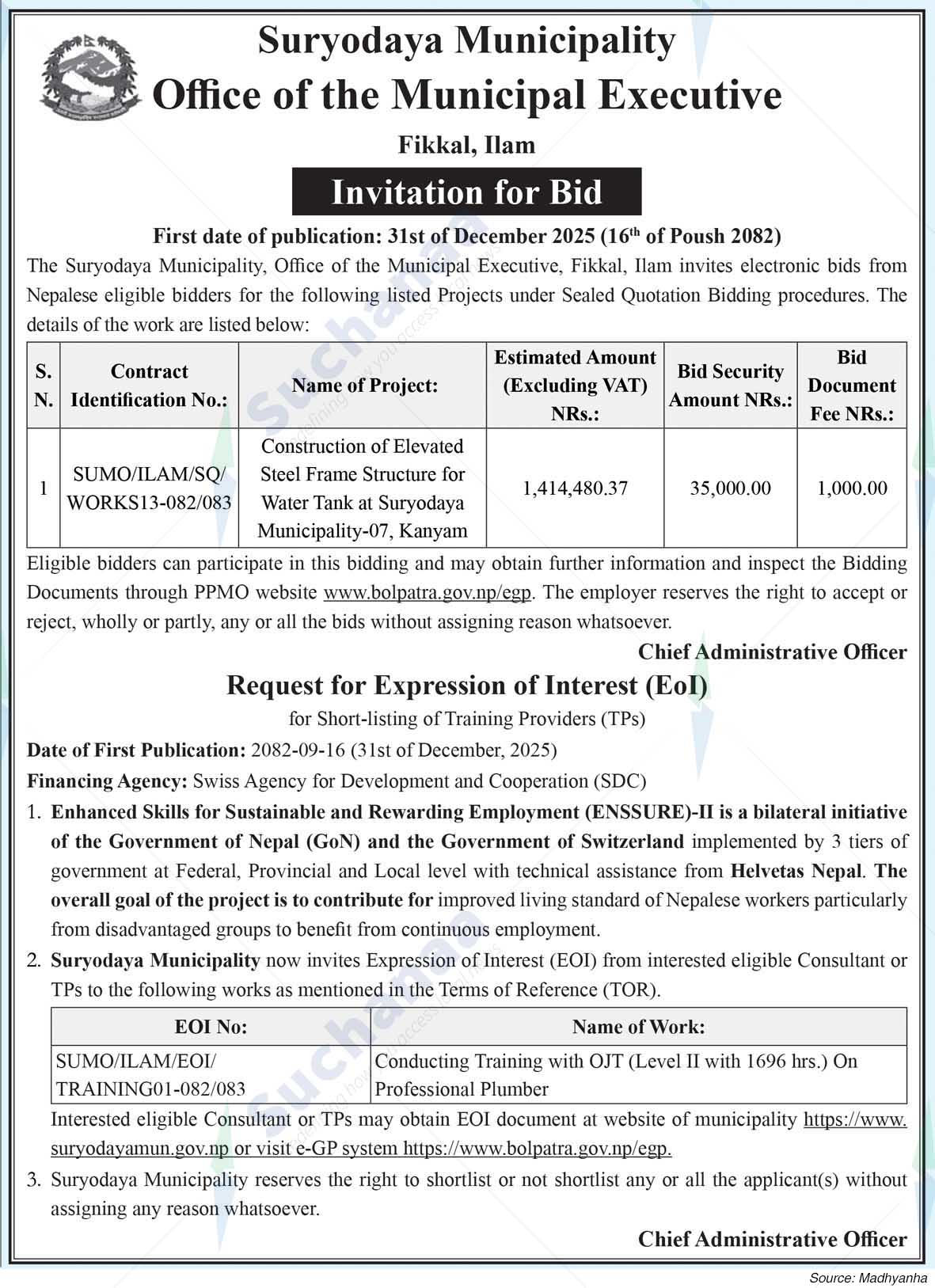 Suryodaya Municipality