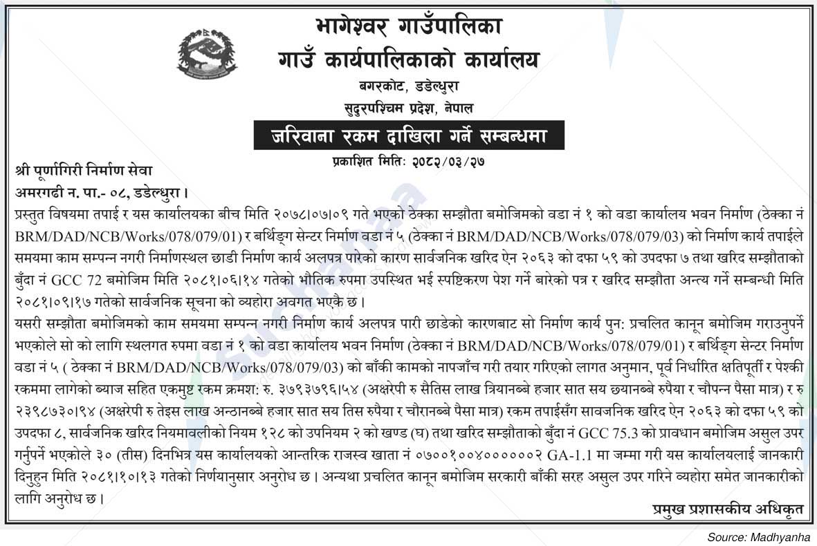 Bhageshwar Rural Municipality