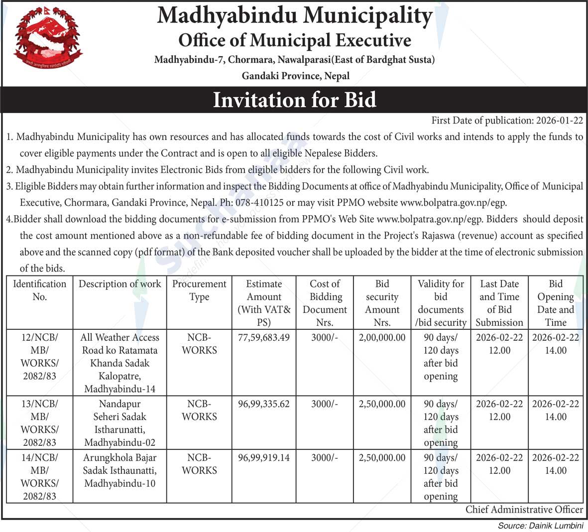Madhyabindu Municipality