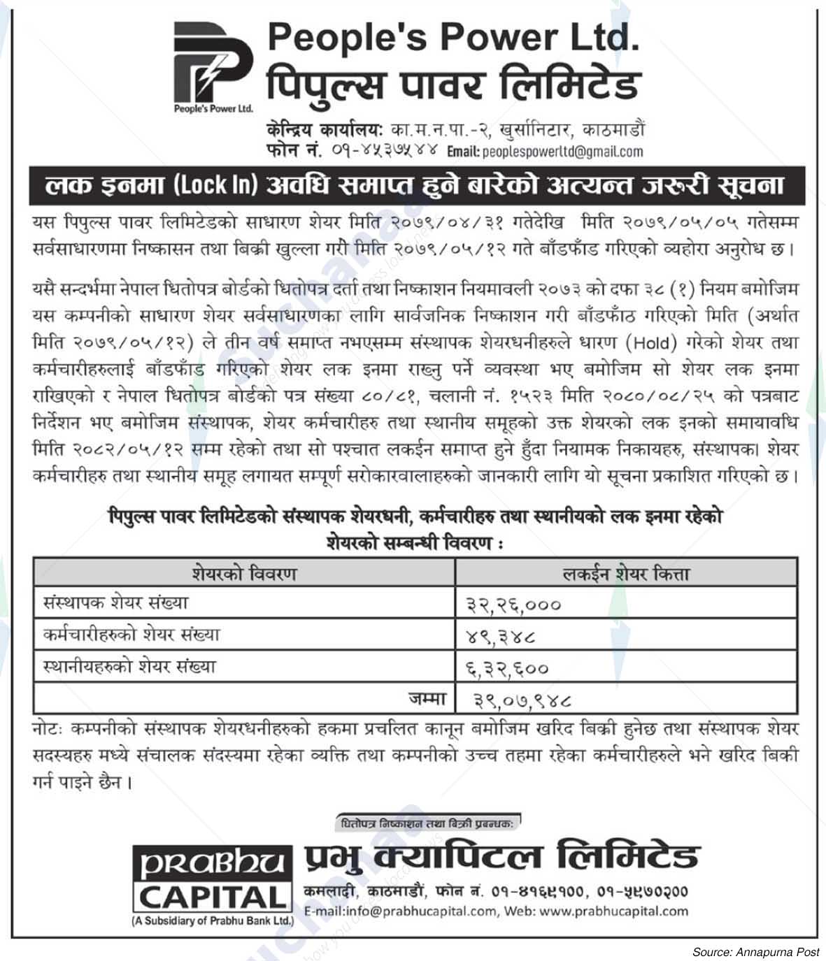 People's Power Ltd.