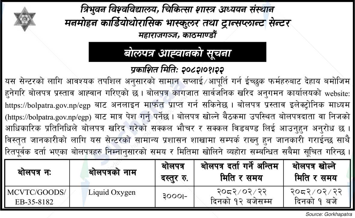 Tribhuvan University, Institute of Medicine