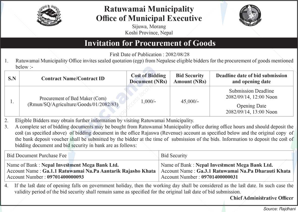 Ratuwamai Municipality
