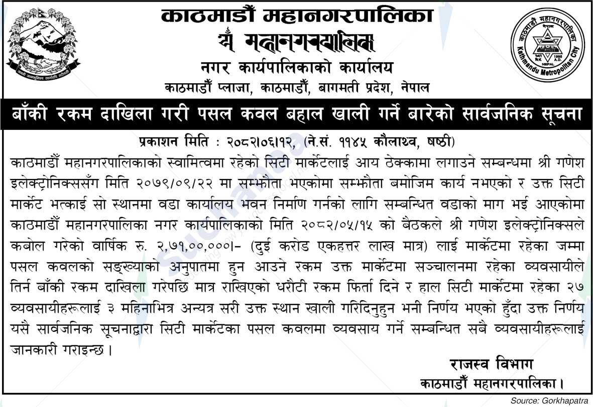 Kathmandu Metropolitan City