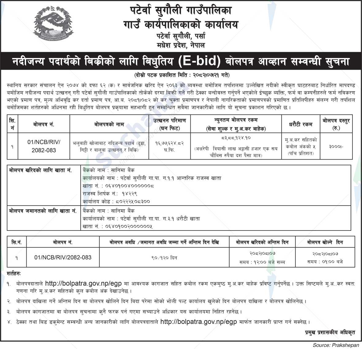 Paterwa Sugauli Rural Municipality