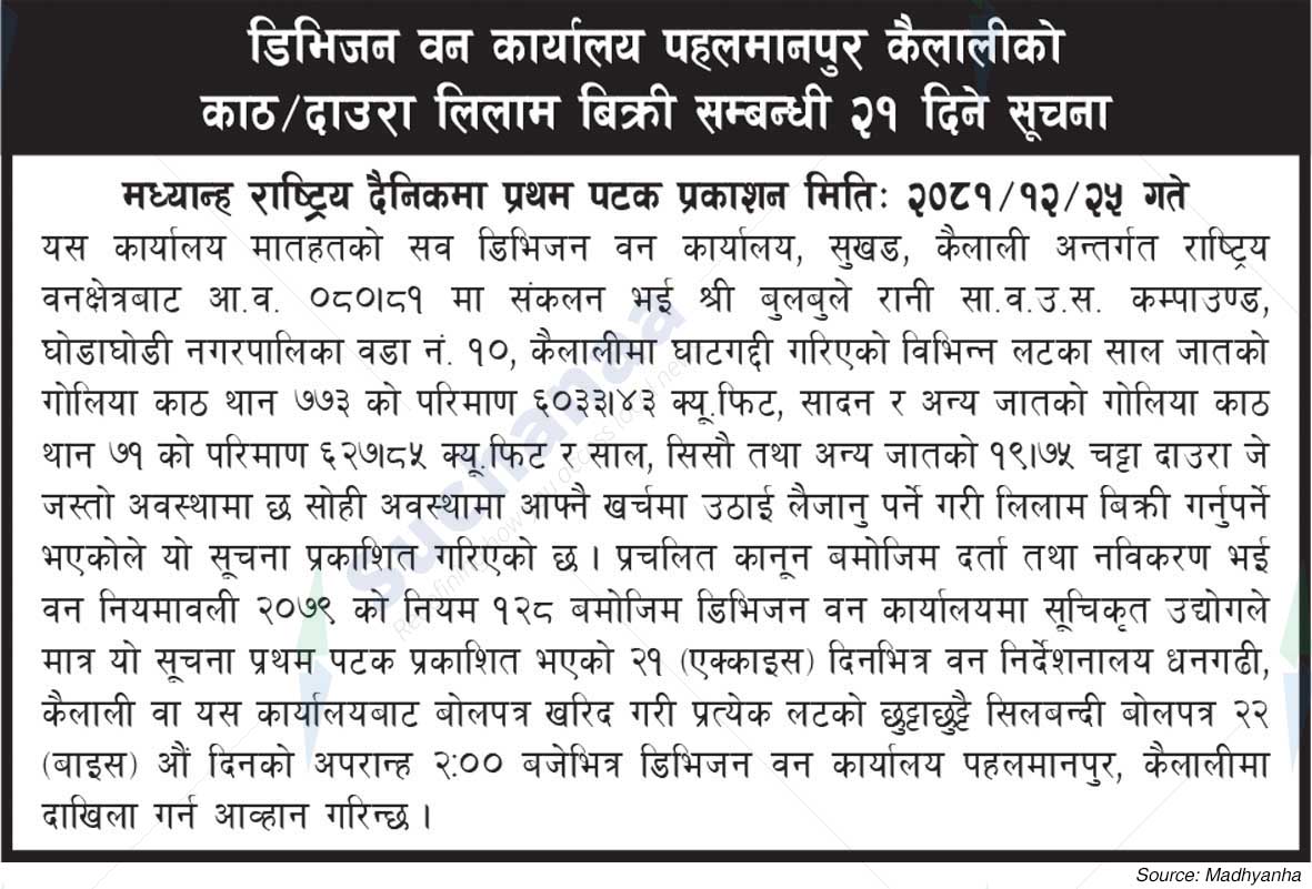 Division Forest Office Pahalmanpur