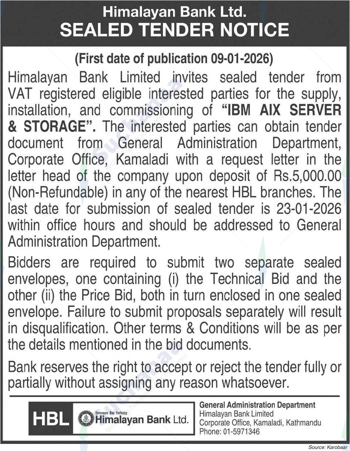 Himalayan Bank Limited