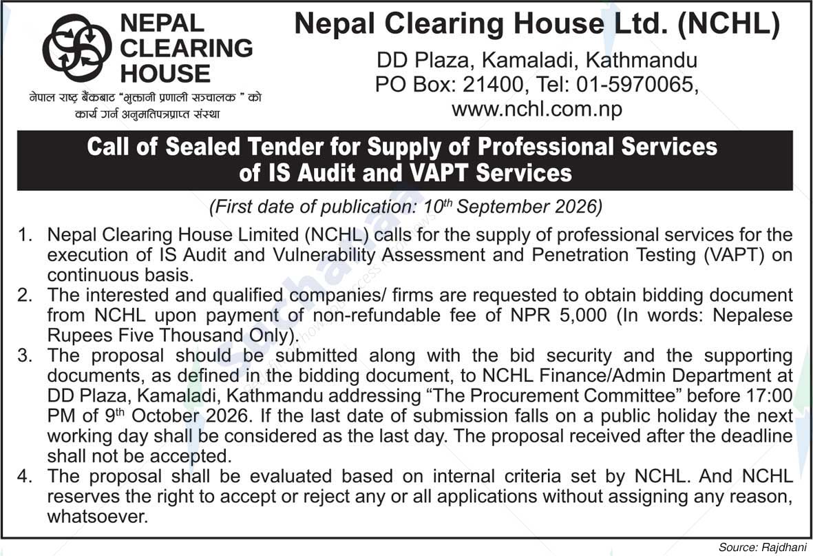 Nepal Clearing House Ltd. (NCHL)