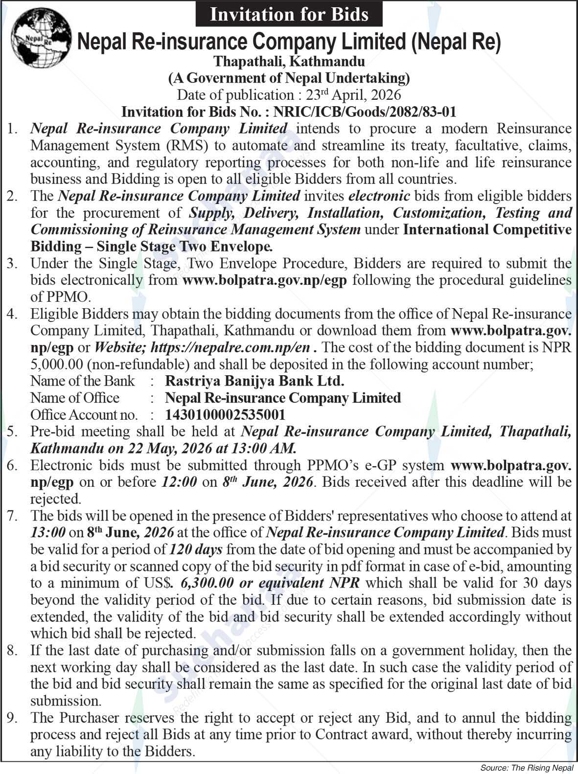 Nepal Reinsurance Company Limited