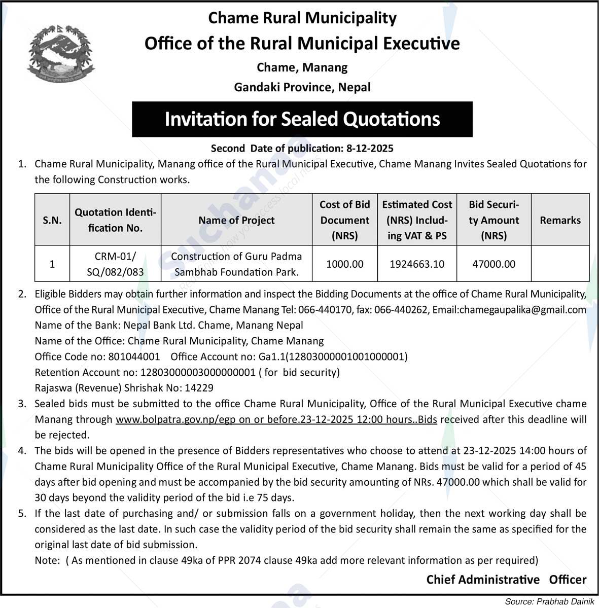 Chame Rural Municipality
