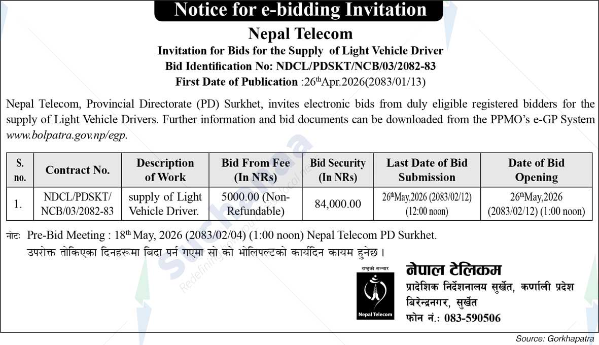 Nepal Doorsanchar Company Limited (NTC)