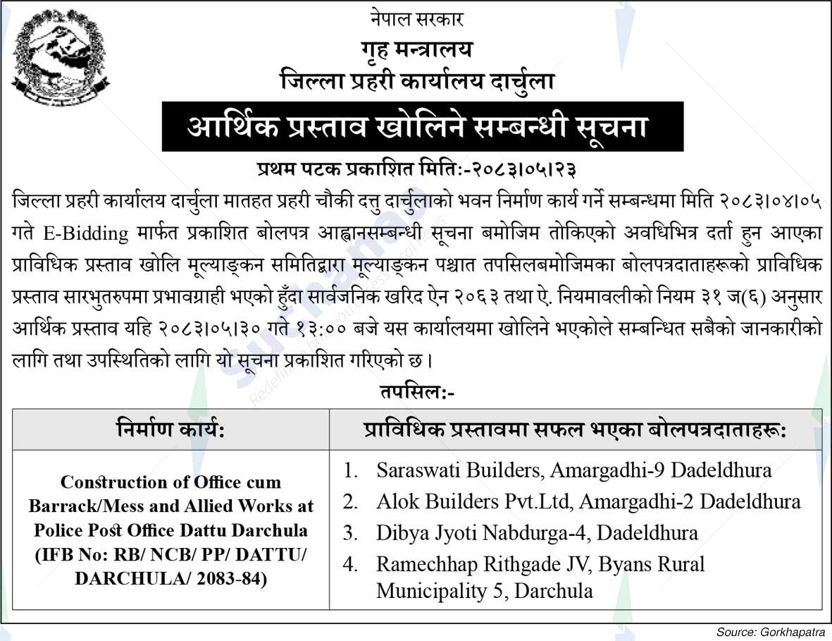 District Police Office, Darchula