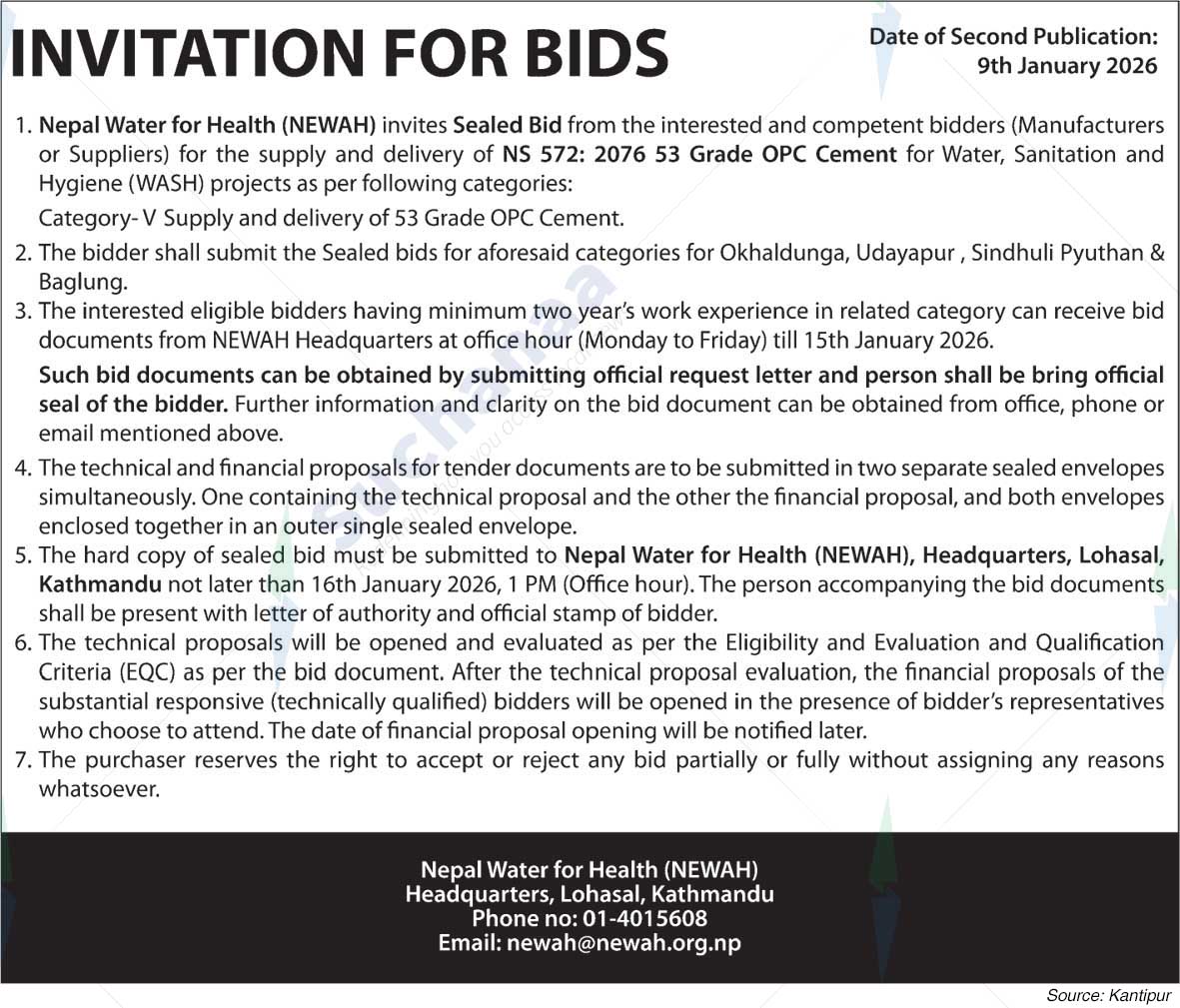 Nepal Water for Health (NEWAH)