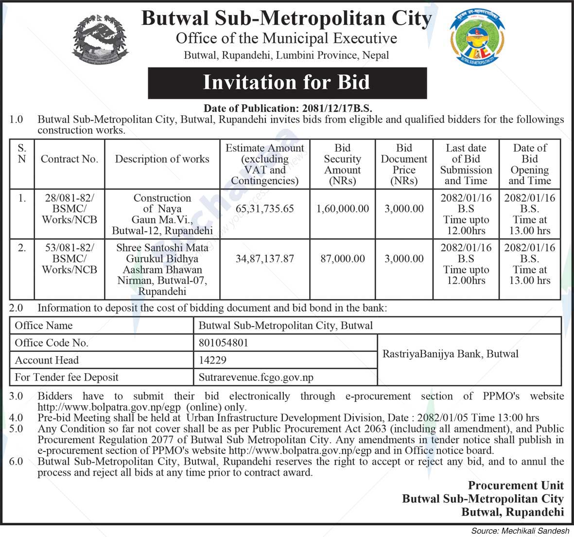 Butwal Sub-Metropolitan City