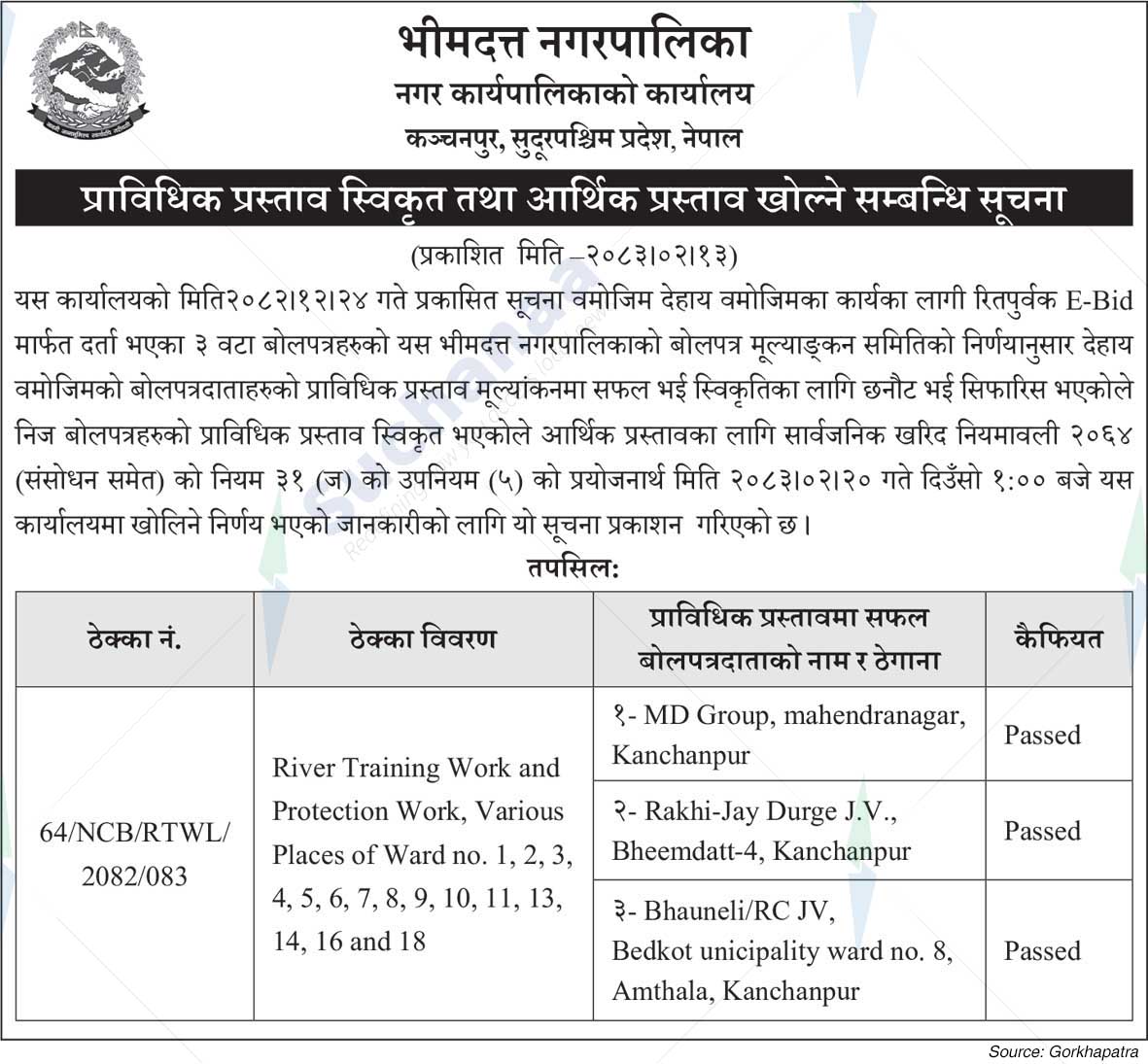 Bheemdatta Municipality