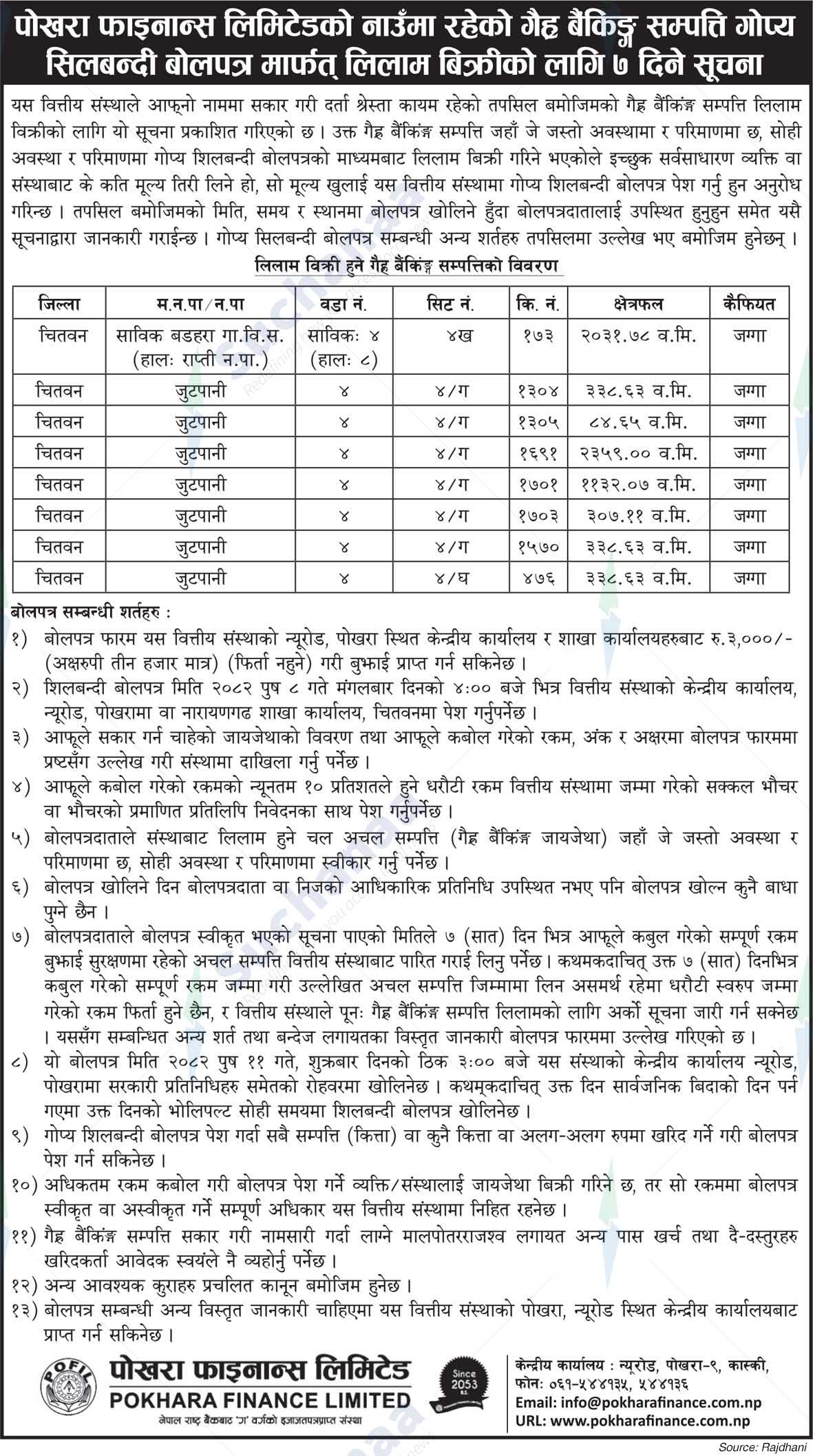 Pokhara Finance Limited