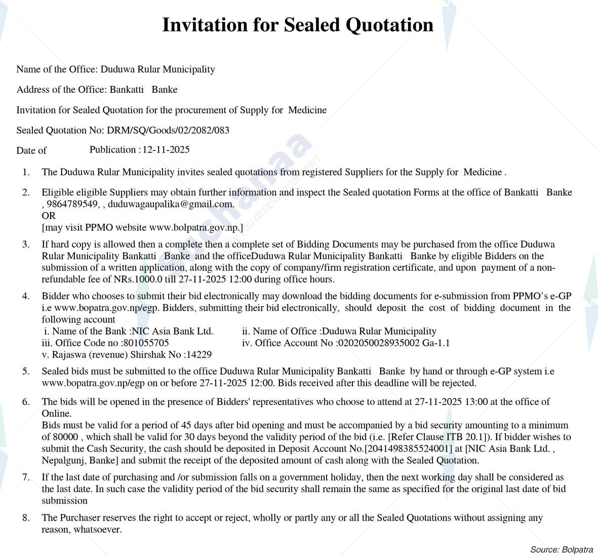 Duduwa Rural Municipality