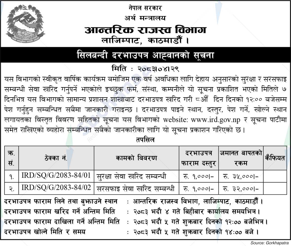 Inland Revenue Department