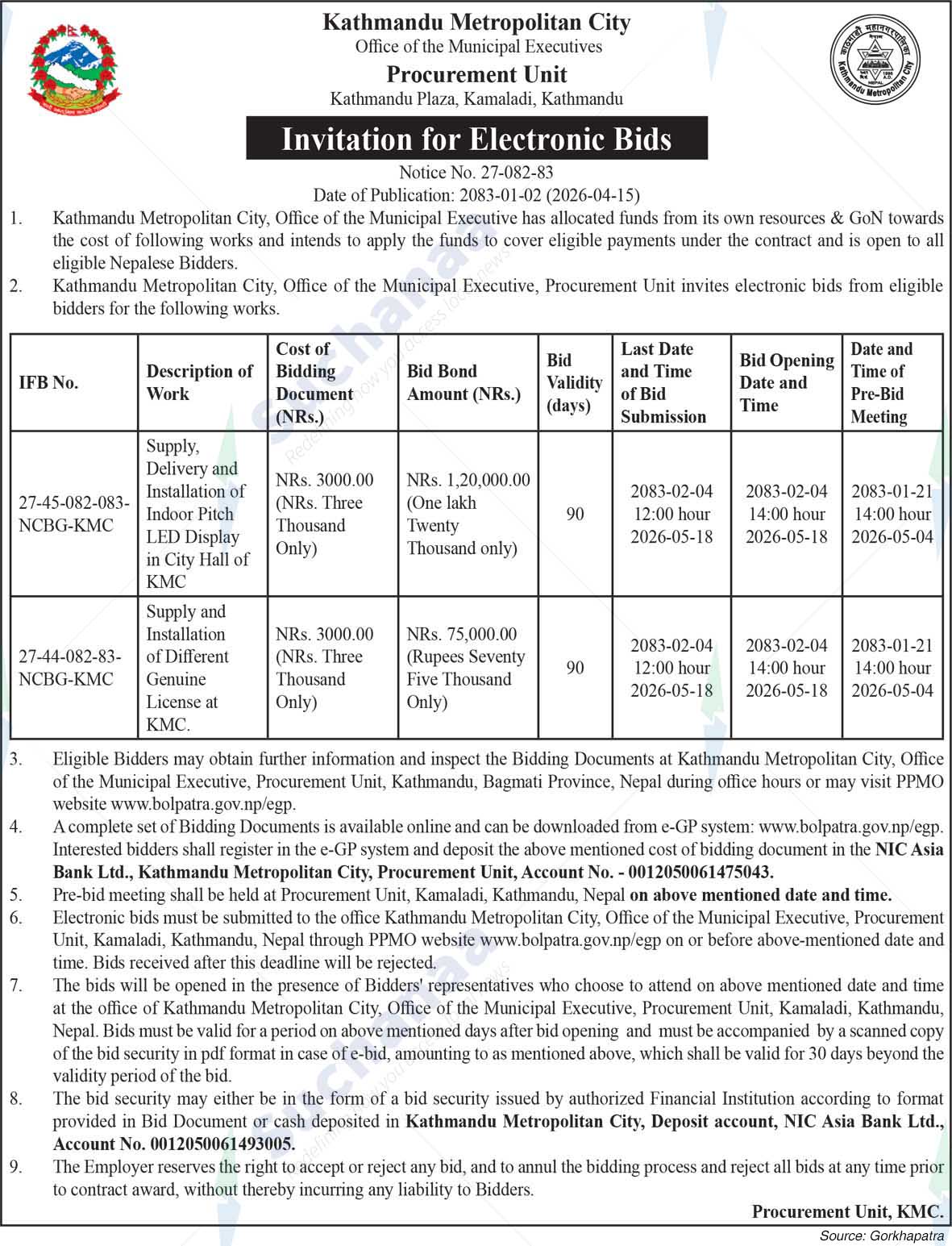 Kathmandu Metropolitan City